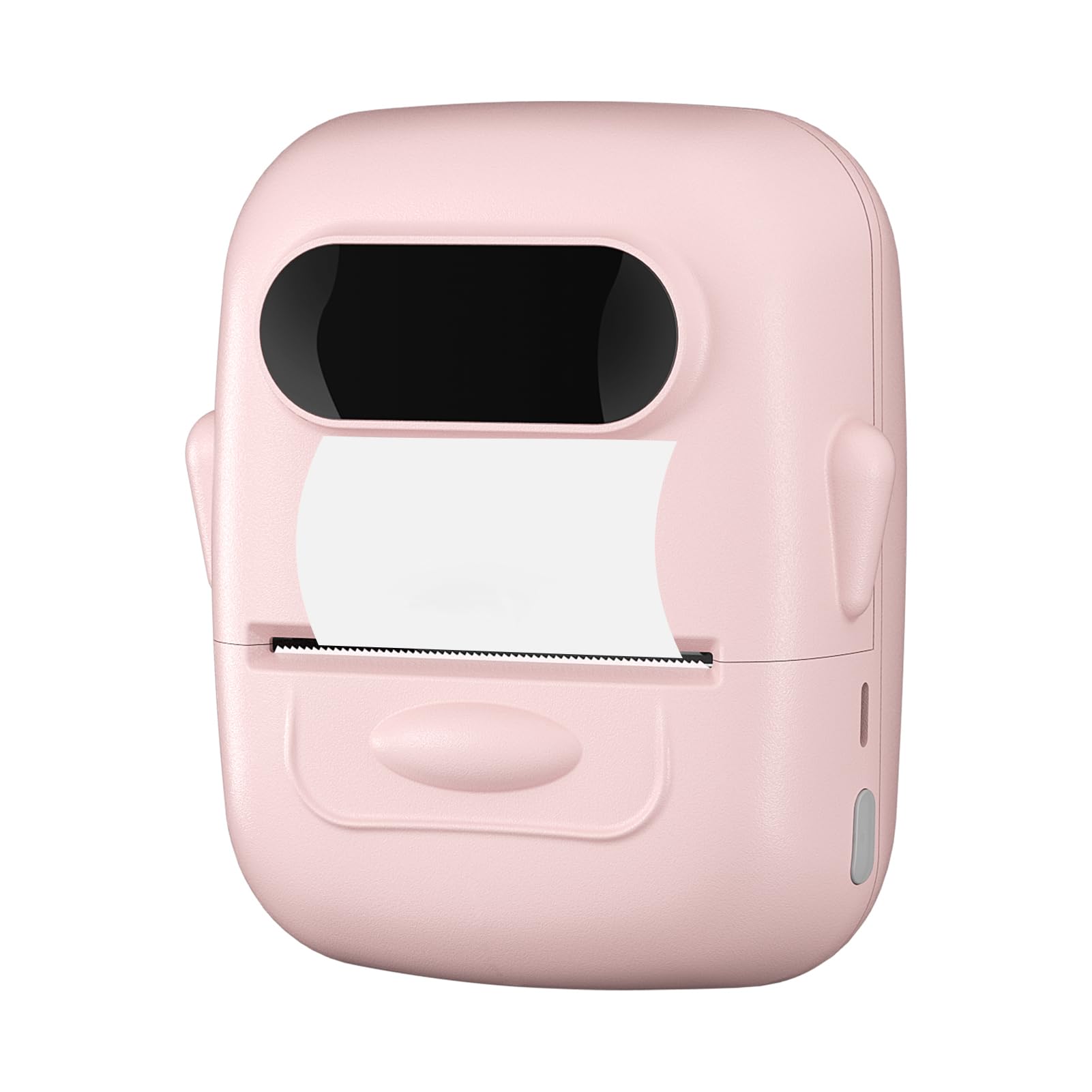 Yosoo Receipt Printer, Square Receipt Printer Portable with Connection Support Thermal Receipt Printer for Clear and Convenient Printing (Pink)