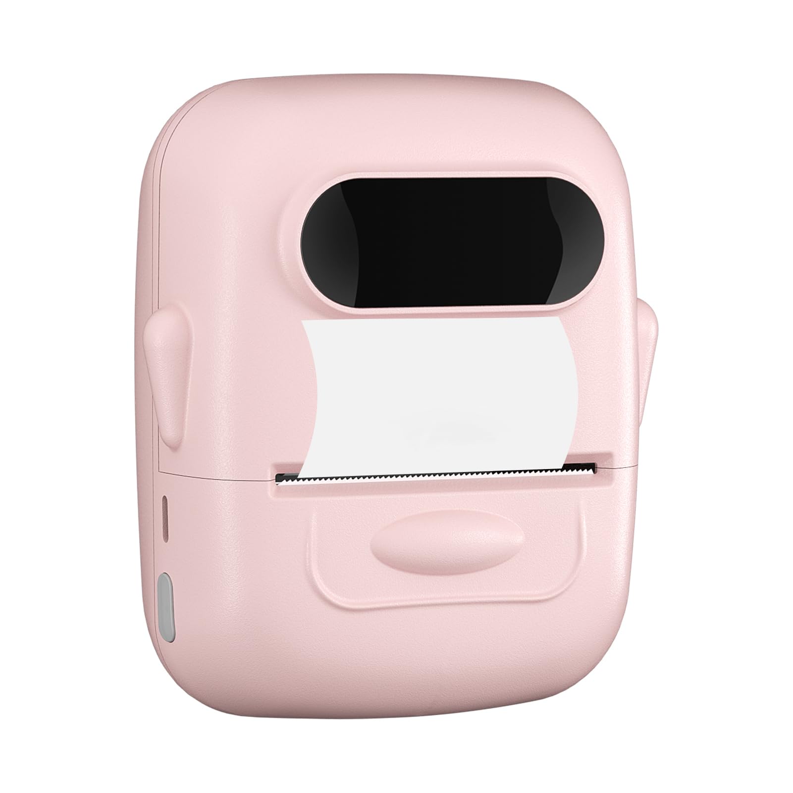 Yosoo Receipt Printer, Square Receipt Printer Portable with Connection Support Thermal Receipt Printer for Clear and Convenient Printing (Pink)