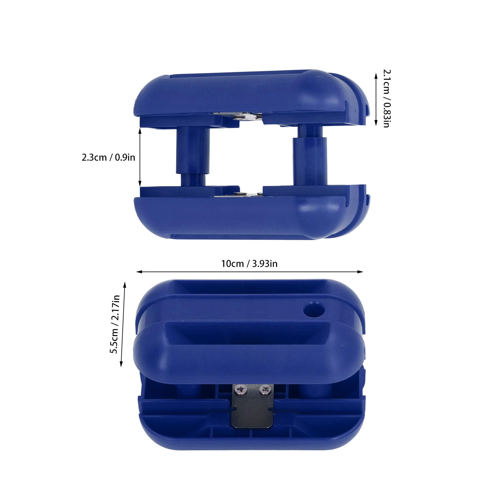 Carbon Steel Blades, Double Sided Edging Machine for Wood Veneer, ABS Material, Ergonomic Design, High Work Efficiency, Long Service Life (Blue)