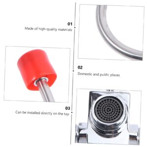 Eye Washer Outdoor Emergency Eye Flush Shower Eyewash Sink Shower Attachment for Tap Eyewash Station Sink Mount Eye Flush Eye Flush Shower Equipment Silver Stainless Steel NAMOARLY