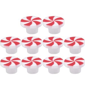 christmas cabinet knob covers, christmas cabinet handle covers, cabinet knob covers christmas, acrylic silicone cabinet handle covers for home decor (10pcs)