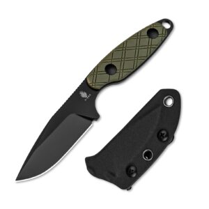 Kizer Muskrat Fixed Blade Knife Bundle with Helmet EDC Pocket Knife