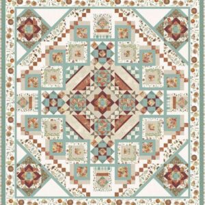 Wilmington Prints Seasons Study Grid Tonal, Fabric by The Yard (Cream)