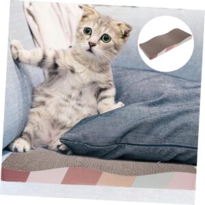 WOONEKY 2pcs Corrugated Cat Scratching Post Cat Scratchers Cardboard Cat Supplies Interesting Scratch Pad Room Kitten Scratcher Fun Scratcher Funny Scratching Board Corrugated Paper