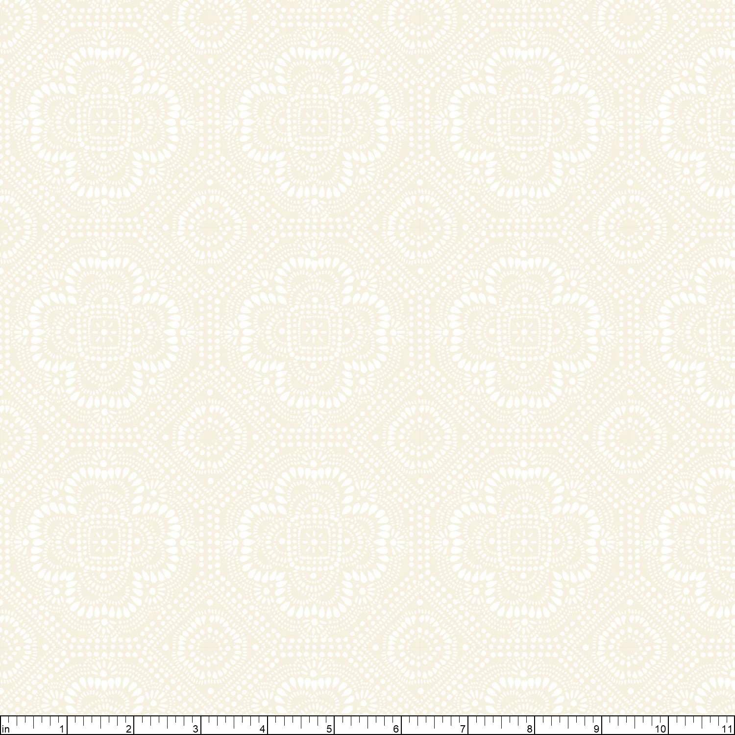 Wilmington Prints Seasons Study Grid Tonal, Fabric by The Yard (Cream)