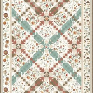 Wilmington Prints Seasons Study Grid Tonal, Fabric by The Yard (Cream)