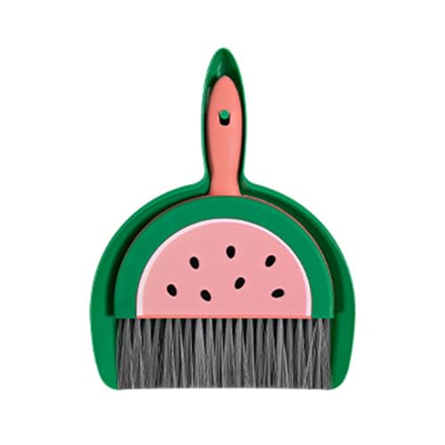 Broom with Dustpan Combo Set Fruit Mini Brooms Set Household Desktop Cleaning Garbage and Dirt Special Tools Broom Set Dust Pan and Broom Set Home Essentials Small Broom Dust Broom