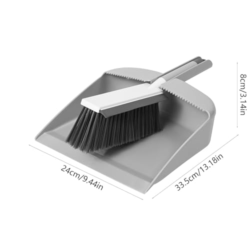 Broom With Dustpan Combo Set Dustpan And Brush Set Handheld Dustpan And Brush Comfortable Grip Brush And Dustpan For Sofa Tabletop Bedroom Tent Cleaning Broom Set Dust Pan And Broom Set Cleaning Tools