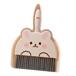 broom with dustpan combo set rabbit besoms and dustpan set for household desktop cleaning desk sweeping garbage shovel pet children's mini besoms broom set dust pan and broom set