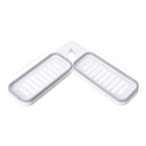 Aurgiarme Bathroom Corner Shelf Holder Wall Mounted Organization Rack Supplies for Face Cream Shampoo Accessory