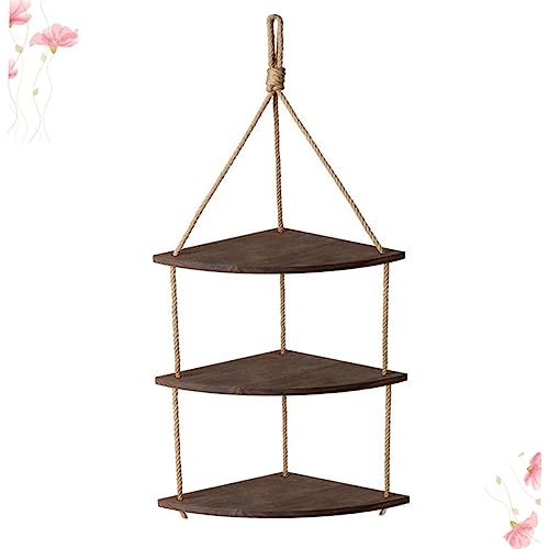 GRIRIW 1pc Storage Shelves Storage Shelfs Storage Stand Light Brown Storage Racks