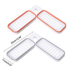 Aurgiarme Bathroom Corner Shelf Holder Wall Mounted Organization Rack Supplies for Face Cream Shampoo Accessory