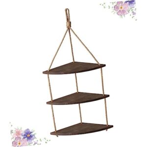 GRIRIW 1pc Storage Shelves Storage Shelfs Storage Stand Light Brown Storage Racks