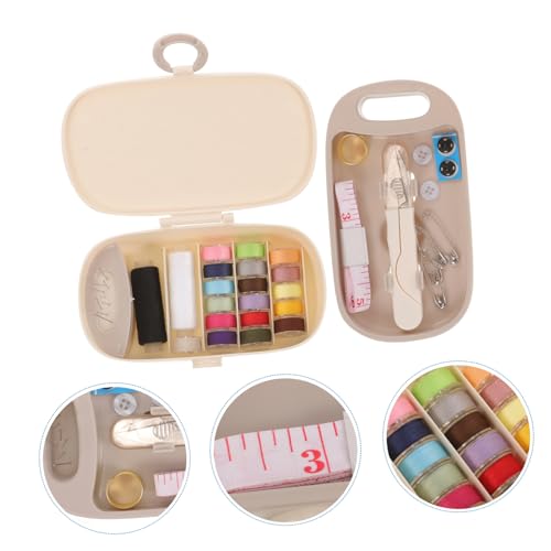 TOPPERFUN 1 Set Box Embroidery Kit Sewing Kit Sewing Needle Tool Kit Pp Sewing Thread Kit