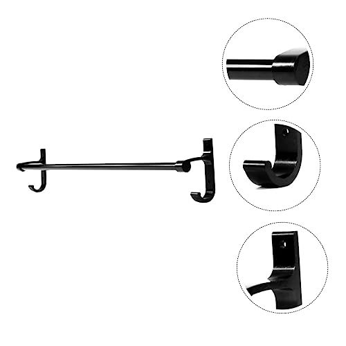 Garneck Watering Can Hanger Stainless Storage Stand Convenient Kettle Storage Rack Sturdy Towel Holder Storage Shelves Towel Rack Hand Towel Ring Towel Organizer Towel Storage Rack Black