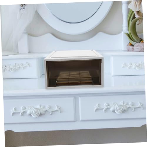 NUOBESTY Drawer Storage Box Storage Drawers Drawer Clothing Organizer Desk Drawer Organizer Bin Drawers Organizer Storage Clothes Drawer Organizer Storage Containers with Drawers Plastic