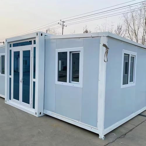 2 Bedroom Portable Living home 20ft Expandable Container House Heavy-Duty Portable Container Home