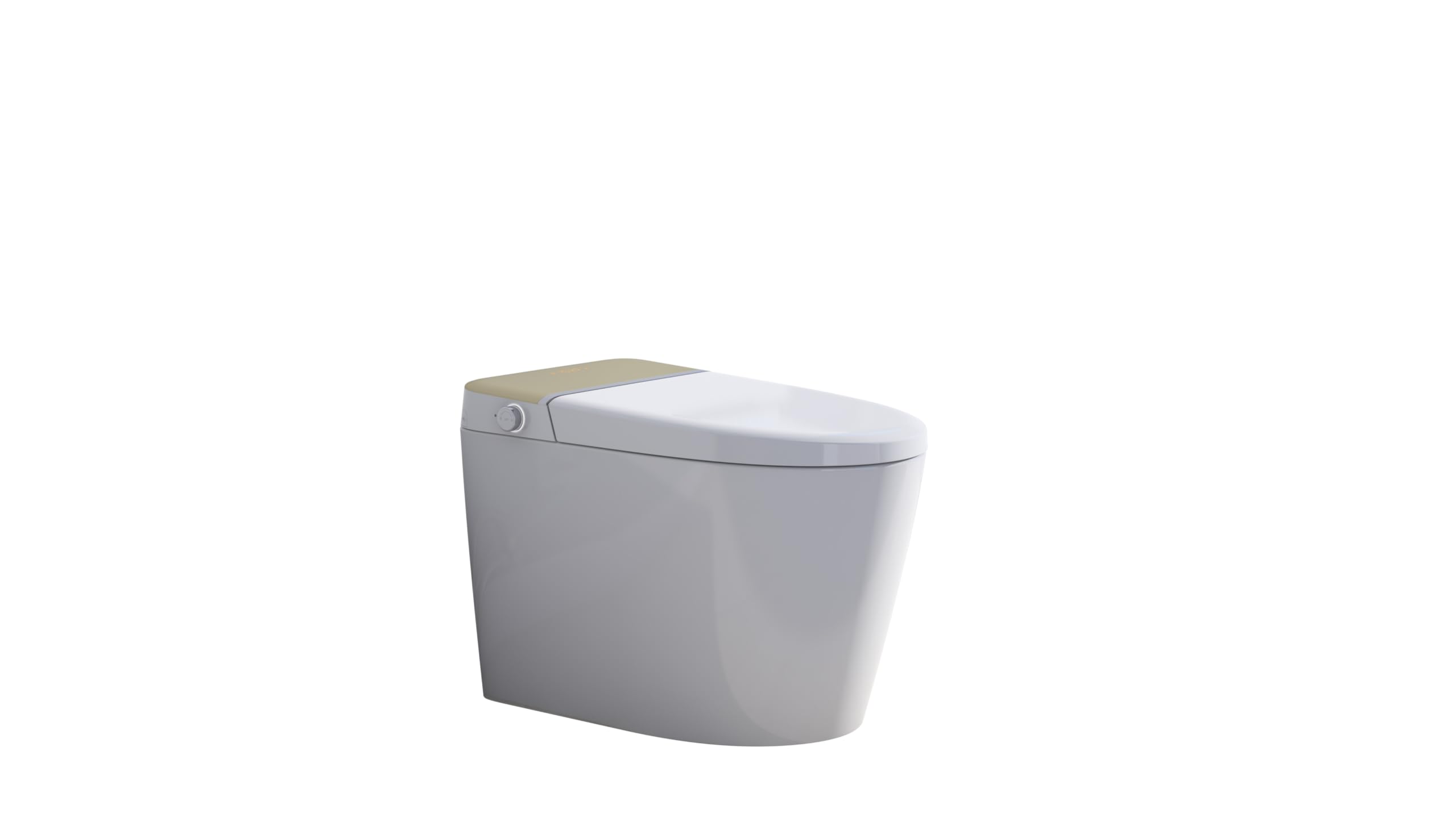 WIIS' IDEA Smart Toilet, Elongated One Piece Bidet Toilet with Bidet Built In, Tankless Smart Bidet Toilet with Auto Open Close, Auto Flush, Foot Sensor, Heated Bidet Seat, LED Display, Night Light