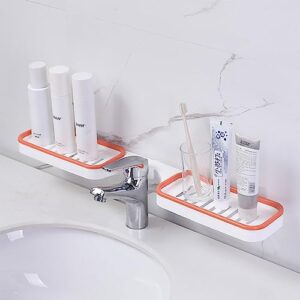 Aurgiarme Bathroom Corner Shelf Holder Wall Mounted Organization Rack Supplies for Face Cream Shampoo Accessory