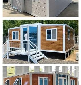 Insulated Prefab Folding Expandable Container Homes Tiny House Portable Container Home