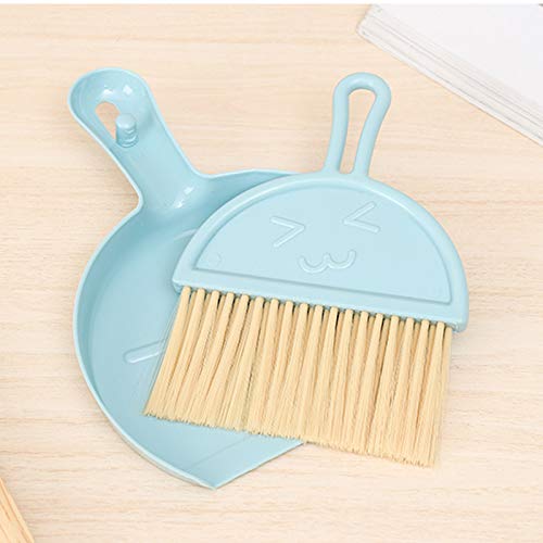 Broom with Dustpan Combo Set Mini Desktop Sweeping Cleaning Brush Small Cleaning Brush and Dustpan Set Broom Set Dust Pan and Broom Set Small Broom Dust Broom Cleaning Tools Apartment Home Essentials