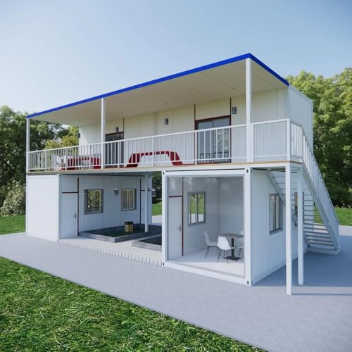 Prefabricated House 20ft 40ft Modular Folding Container Compact and Portable Container Home