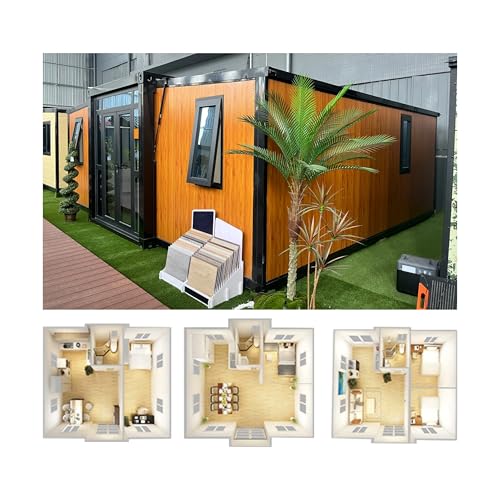 Prefabricated House 20ft 40ft Modular Folding Container Compact and Portable Container Home