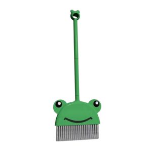 Broom with Dustpan Combo Set Kindergarten Baby Home Sweeping Cute Toy Shovel Household Sweeper Pan Set Broom Set Dust Pan and Broom Set Small Broom Dust Broom Standing Dustpan Outdoor Broom