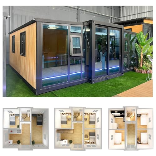 40Ft Prefab Folding Container Home Prefabricated Living Expandable House Portable Container Home with Modern Amenities and Features