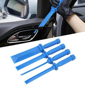 GRCFUMO 4 Pcs Plastic Scraper Set, Sturdy Plastic Chisel Scraper Set, Flexible Plastic Paint Scraper Tool for Removing Adhesive Sticker Decoration