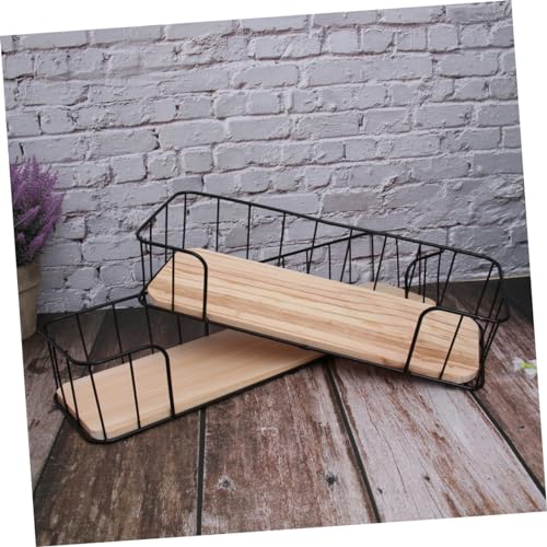 CAXUSD 2pcs Bathroom Storage Mounted Storage Shelf Home Storage Rack Bookshelf for Office Storage Stand Wall Mounted Shelves for Storage Floating Bookshelves Hanging Wall Wooden