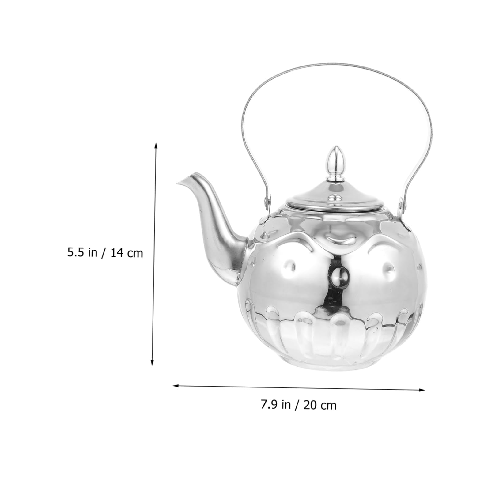 CIYODO 1pc Kettle Drip Coffee Maker Machines Filter Teapot Stainless Teapot Stovetop Teapot Espreso Machine Chinese Teapot Home Espresso Machine Steamed Rice Bucket Silver Stainless Steel