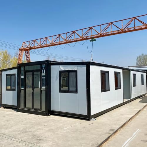 2 Bedroom Portable Living home 20ft Expandable Container House Heavy-Duty Portable Container Home