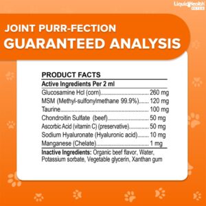 LIQUIDHEALTH Pets K9 Complete 8-in-1 Multivitamin for Dogs & Puppies & Joint Purr-Fection Hip & Joint Glucosamine Chondroitin Drops for Cats - Pet Supplement Bundle for Joint Health, Immune Support