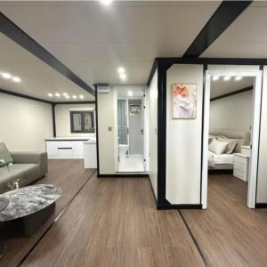 Prefabricated House 20ft 40ft Modular Folding Container Compact and Portable Container Home