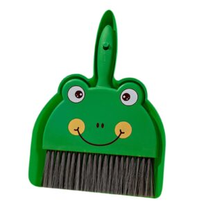 broom with dustpan combo set frogs besoms and dustpan set for household desktop cleaning desk sweeping garbage shovel pet children's mini besoms broom set dust pan and broom set