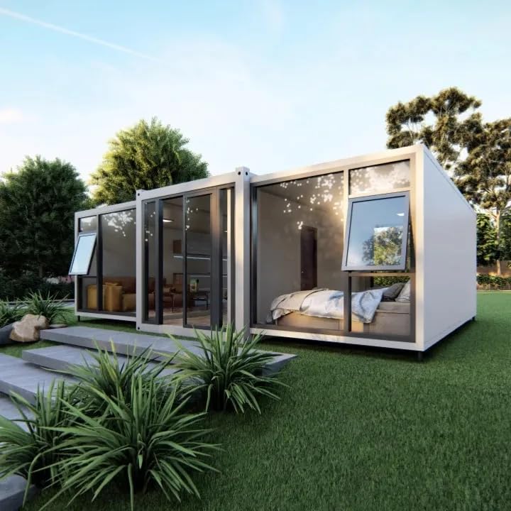 Prefabricated House 20ft 40ft Modular Folding Container Compact and Portable Container Home