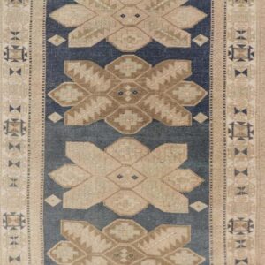 8x10 Beige Oushak Knotted Carpet Hand Made Rug