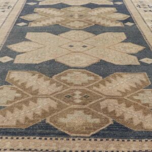 8x10 Beige Oushak Knotted Carpet Hand Made Rug