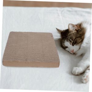 VILLFUL Cat Scratching Post Cat Scratching Board Floor Supply Replaceable Scratching Board Household Kitten Scratcher Replacement Funny Scratch Pad Cat Scratcher Replacement Paper