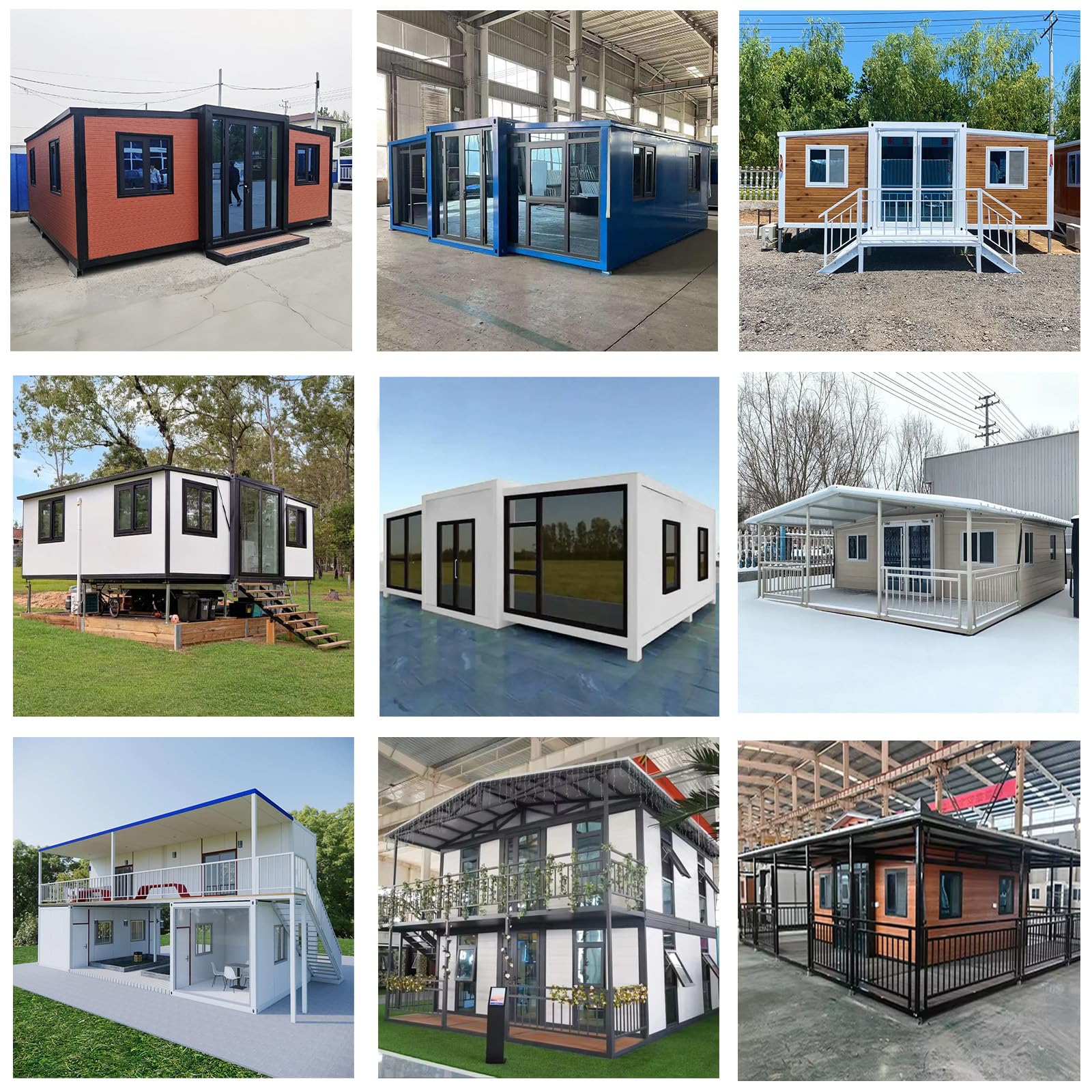 20Ft 30ft Expandable Container House Folding Container Houses Tiny Homes with 2 Bedroom