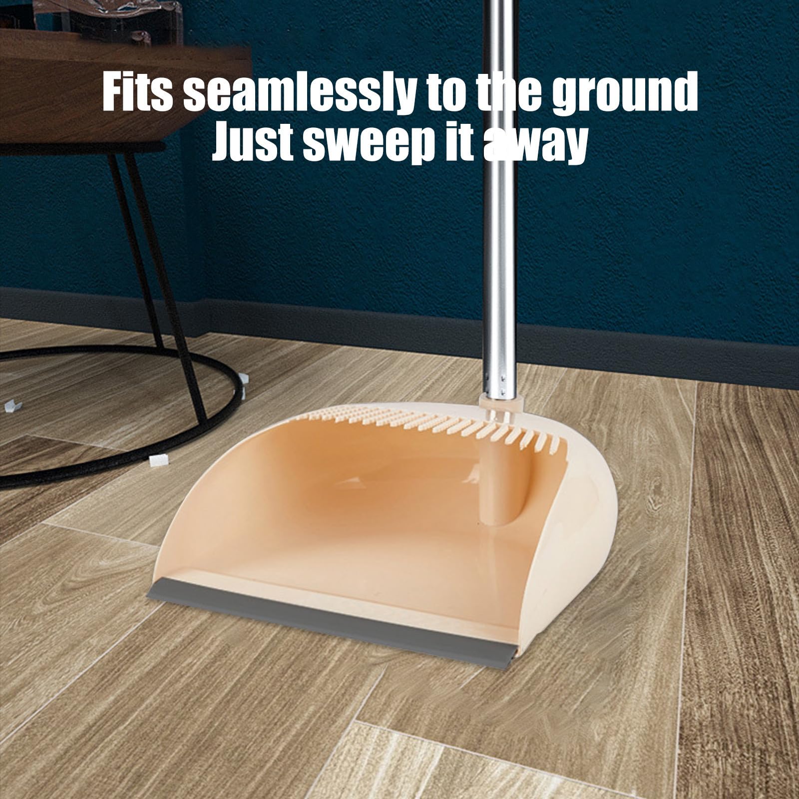 Broom with Dustpan Combo Set Sweeping Set Household Buckle Type Broom Dustpan Set Outdoor Broom Set Dust Pan and Broom Set Small Broom Dust Broom Standing Dustpan Cleaning Tool