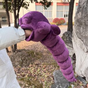 IHEDEN Toji Worm Plush Cosplay Fushiguro Plush Toy 31.5 inch Stuffed Animal Doll Plush Pillow Ugly Bug Plush Doll for Boys Girls Fans Anime Lovers Halloween Christmas Birthday Gifts,Purple 80cm