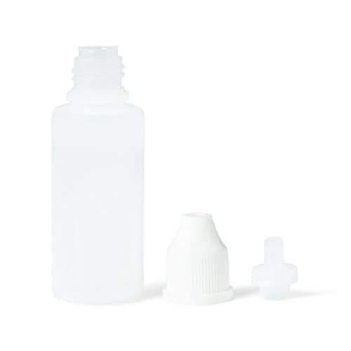 United Scientific™, 30mL Leakproof Dropping Bottle, Pre-Assembled Cap, Pack of 12