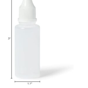 United Scientific™, 30mL Leakproof Dropping Bottle, Pre-Assembled Cap, Pack of 12