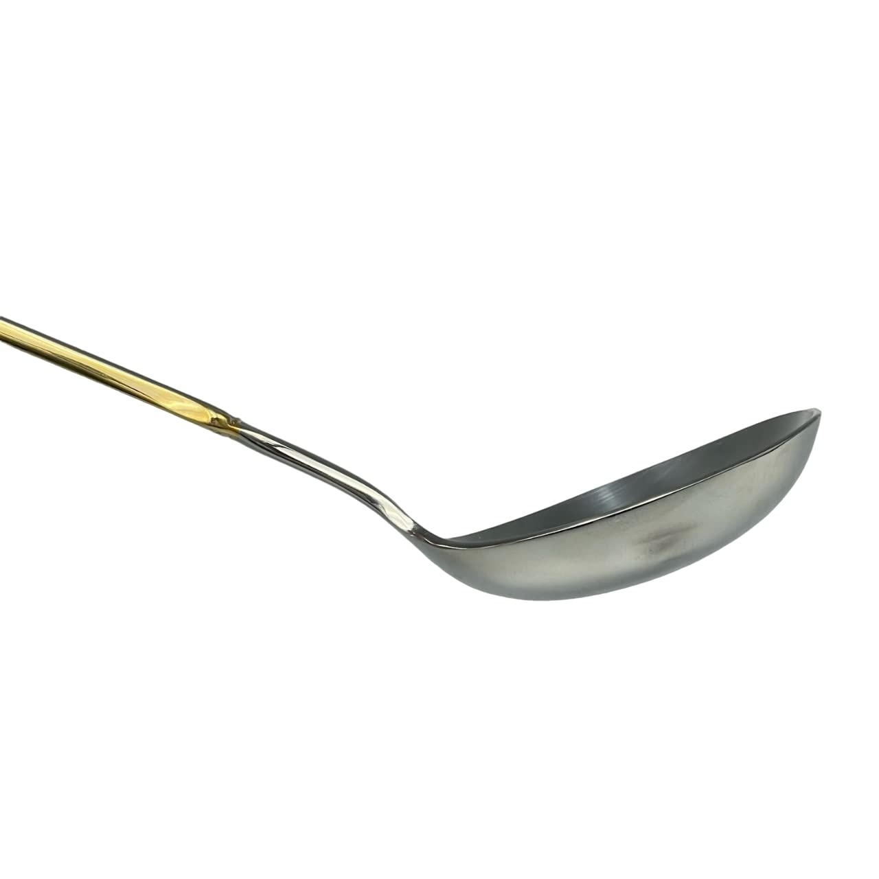 Wallace Napoleon Bee Gold Accent Gravy Ladle, 7-Inch, Silver