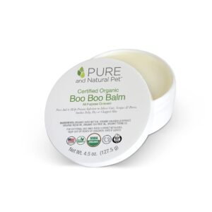 pure and natural pet certified organic boo boo balm