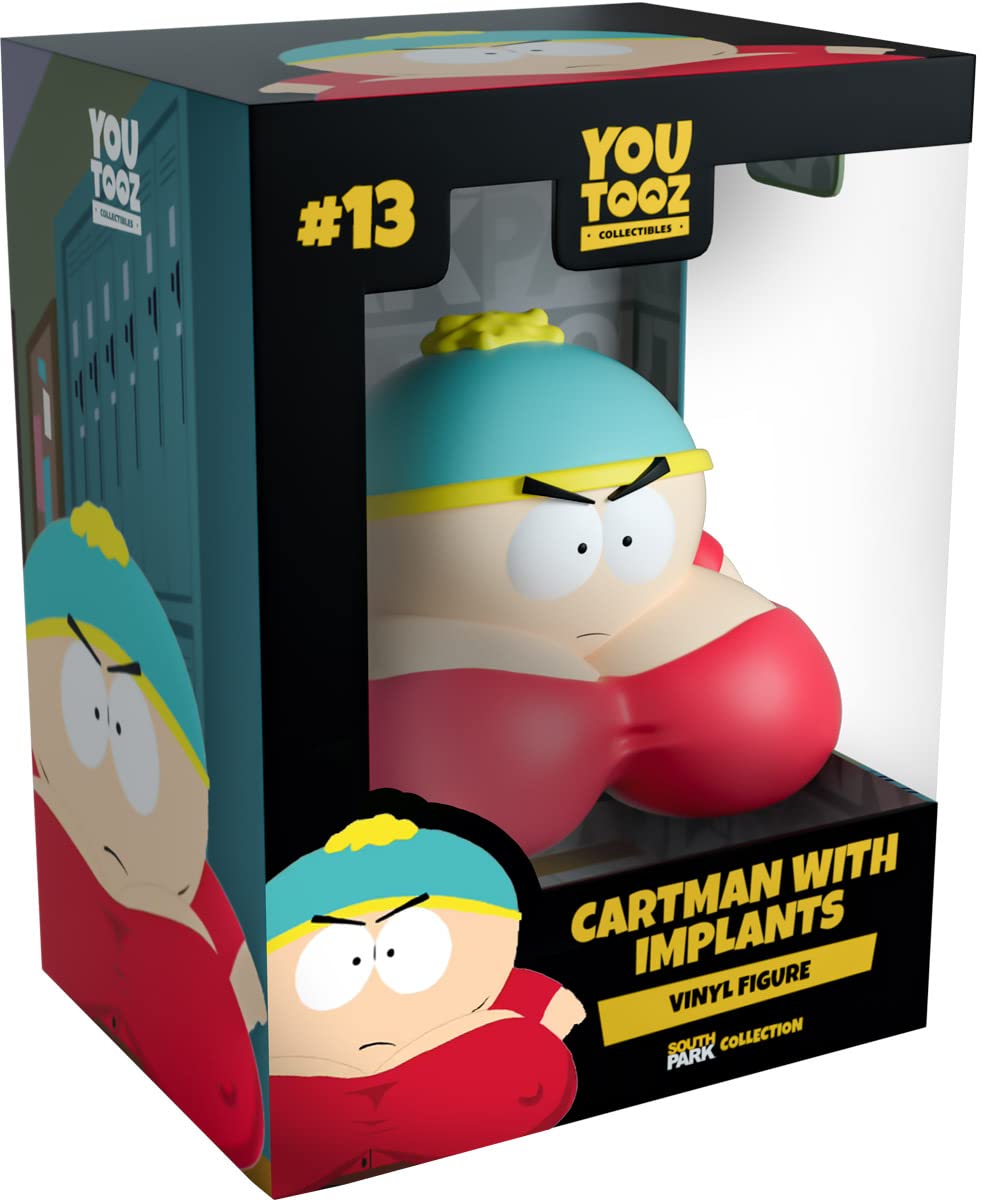 Youtooz Cartman with Implants 3.2" Vinyl Figure, Official Licensed Collectible from Animated TV Show South Park, by Youtooz South Park Collection