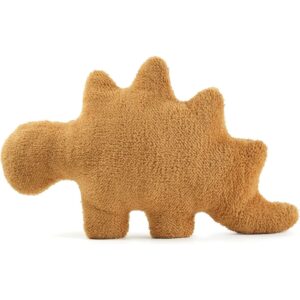 snowolf cute dino nugget pillow soft squishy dinosaur chicken nugget pillow plush toy for decorations (can't stand still), creative gift ideas for boys girls easter birthday (stegosaurus), 13.7"