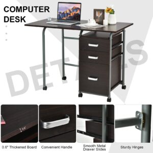 Computer Desk GR-66328BN-HW, Brown